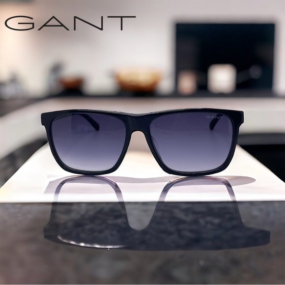 GANT GA7207 01B Sunglasses Shiny Gloss Black in Like new condition. - Picture 2 of 11
